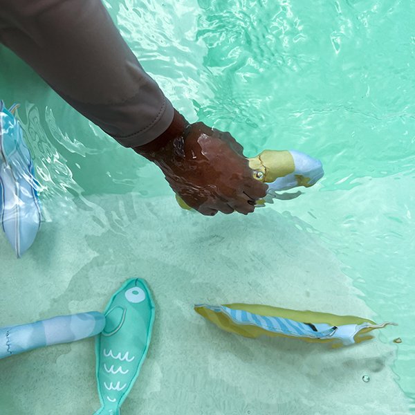 Jeu 6 figurines lestées Pool