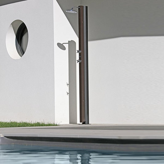 Aquabella solar pool shower
