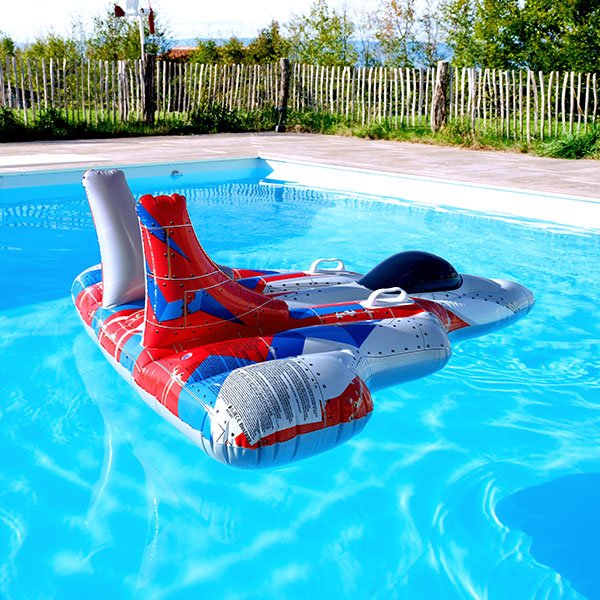 Avion gonflable piscine Jet