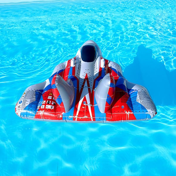 Avion gonflable piscine Jet