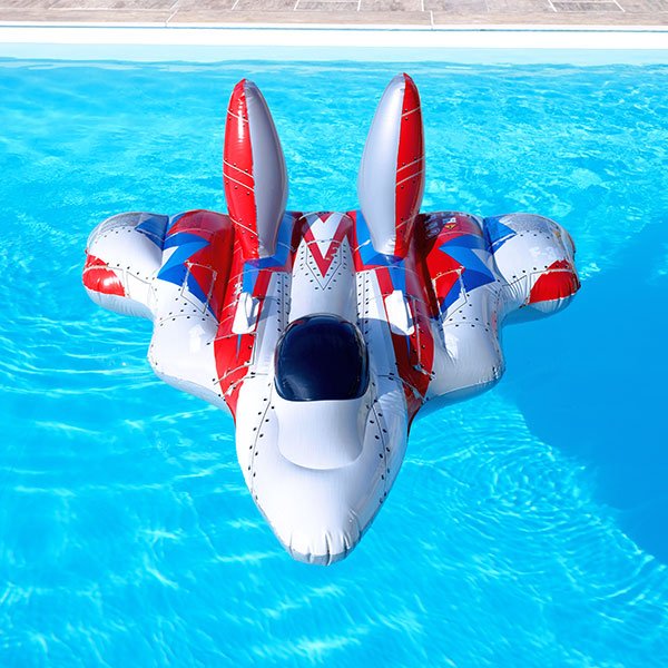 Avion gonflable piscine Jet