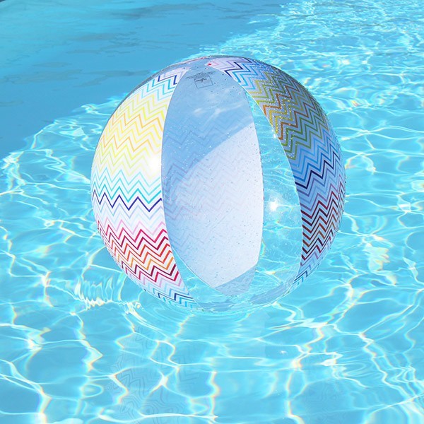 Ballon de plage Zig Zag