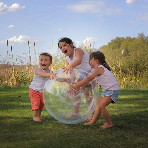 Ballon plage transparent Lagon