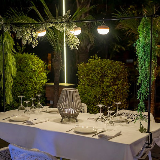 Barre de table décorative Guirlande Support