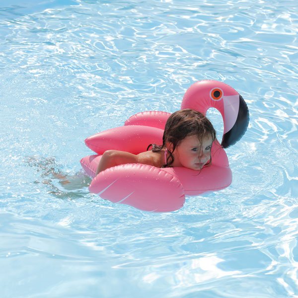 Bouée enfant flamant rose Kiddy Flamingo