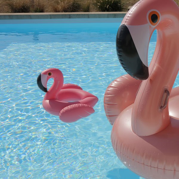 Bouée enfant flamant rose Kiddy Flamingo