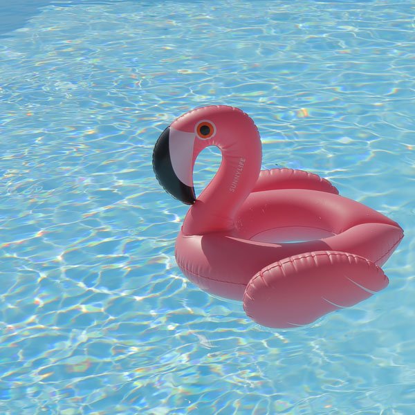 Bouée enfant flamant rose Kiddy Flamingo