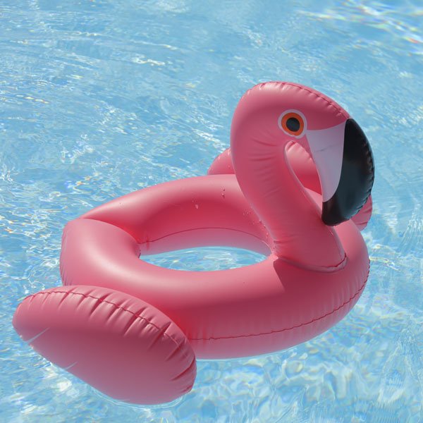 Bouée enfant flamant rose Kiddy Flamingo