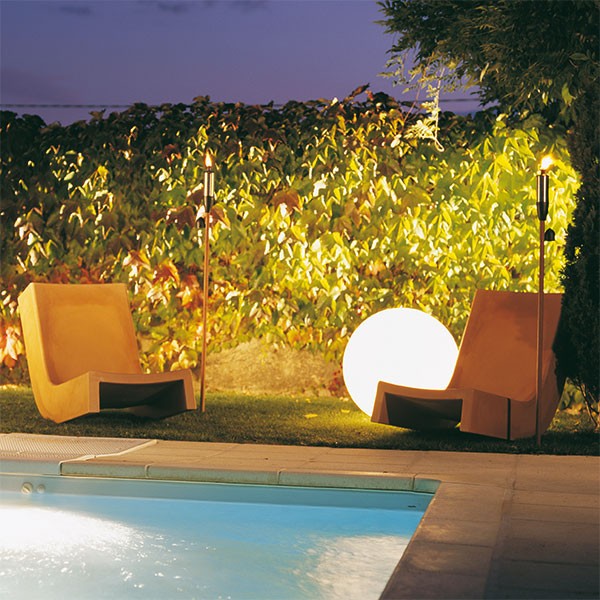 Boule lumineuse jardin Glob
