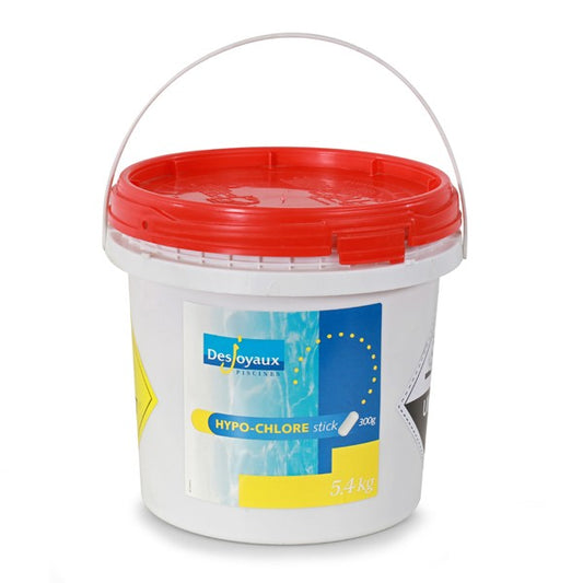 Chlore sans stabilisant lent Hypo-Chlore Stick 5,4 kg