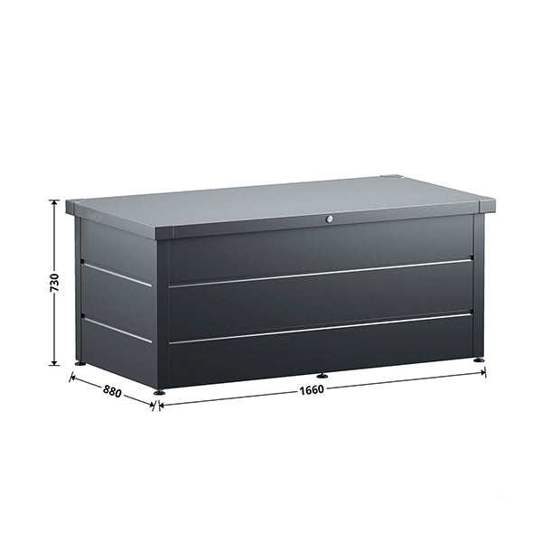 Tutto XL steel outdoor chest