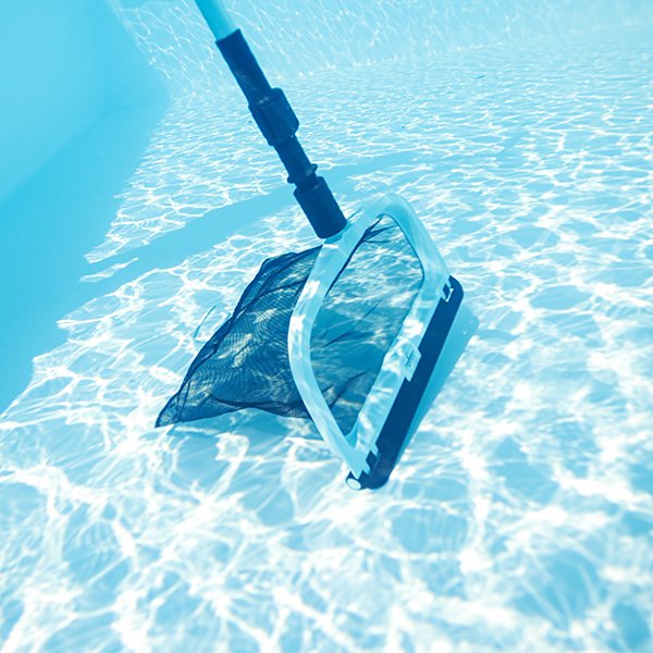 Epuisette piscine avec raclette JD Epuisette de fond expert