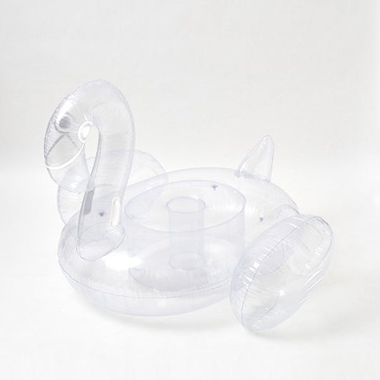 Flamant rose flottant Cristal