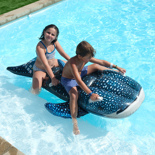 Baleine gonflable piscine