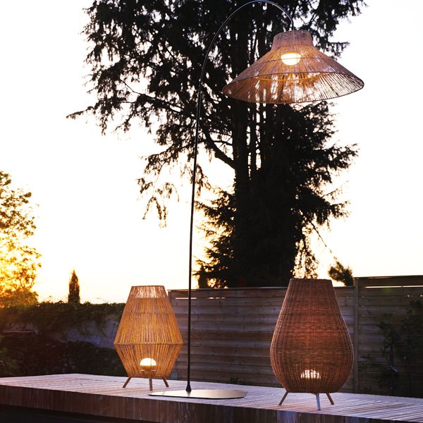 Lampadaire sans fil extérieur Bohème lampadaire-applique