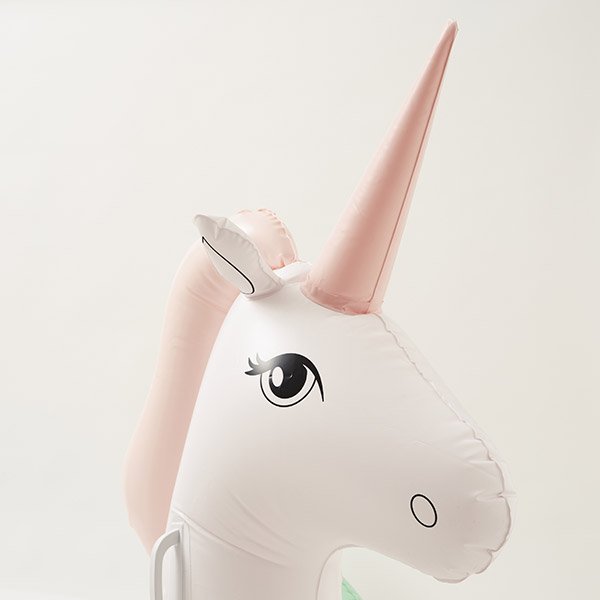 Licorne gonflable piscine White Pearl