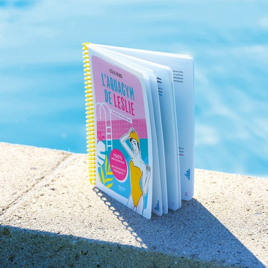 Livre aquagym waterproof L’Aquagym de Leslie