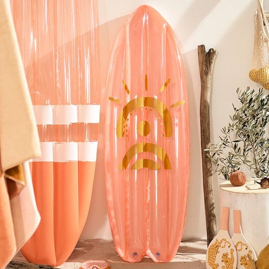 Matelas enfant gonflable Kid Surfboard Powder Pink