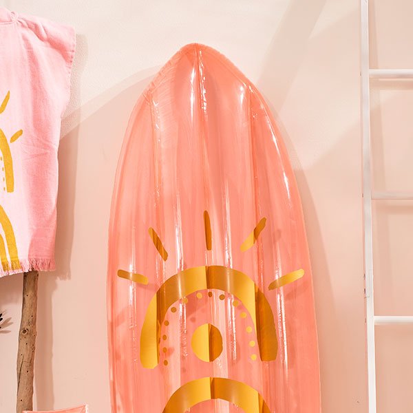 Matelas enfant gonflable Kid Surfboard Powder Pink