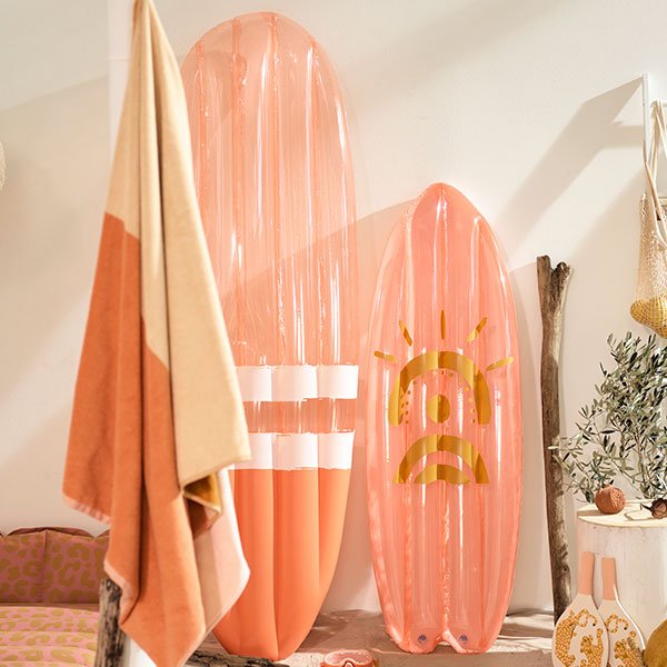 Matelas enfant gonflable Kid Surfboard Powder Pink