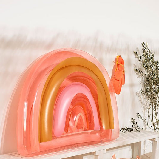 Matelas gonflable arc en ciel Rainbow Pêche