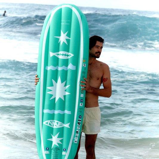 Matelas gonflable vert Surfboard Esmeralda