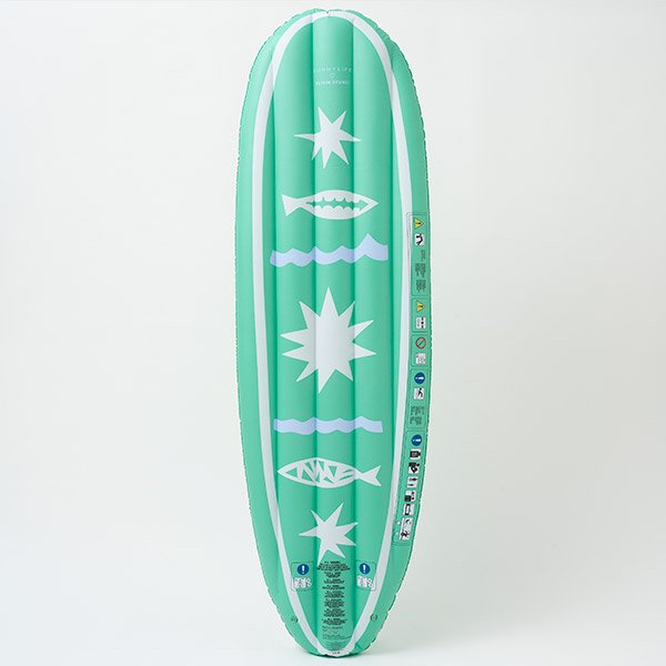 Matelas gonflable vert Surfboard Esmeralda