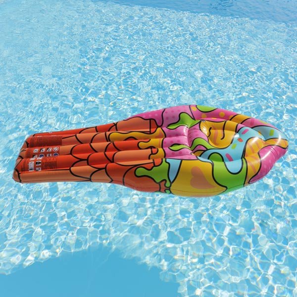 Matelas gonflable pour piscine Pop Art