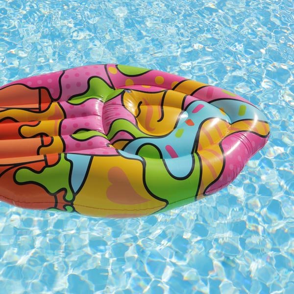 Matelas gonflable pour piscine Pop Art