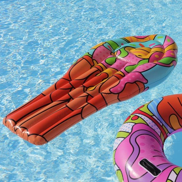 Matelas gonflable pour piscine Pop Art