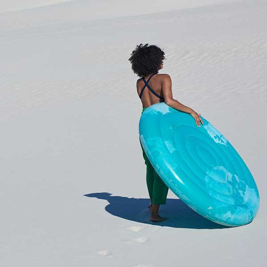 Matelas piscine rond Goa vert