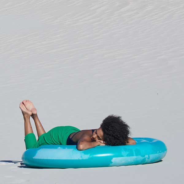 Matelas piscine rond Goa vert