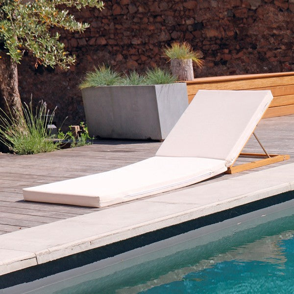 Matelas transat blanc Gaia