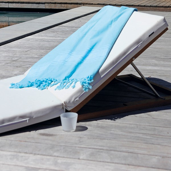Matelas transat blanc Gaia