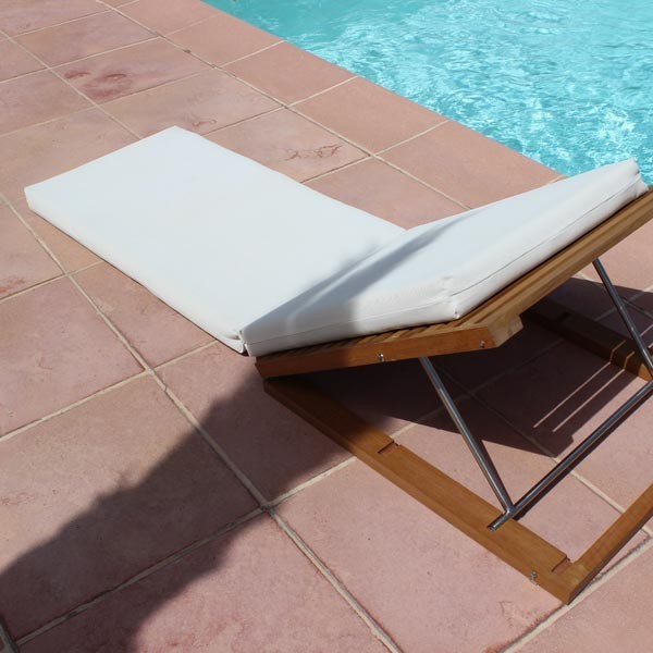 Matelas transat blanc Gaia
