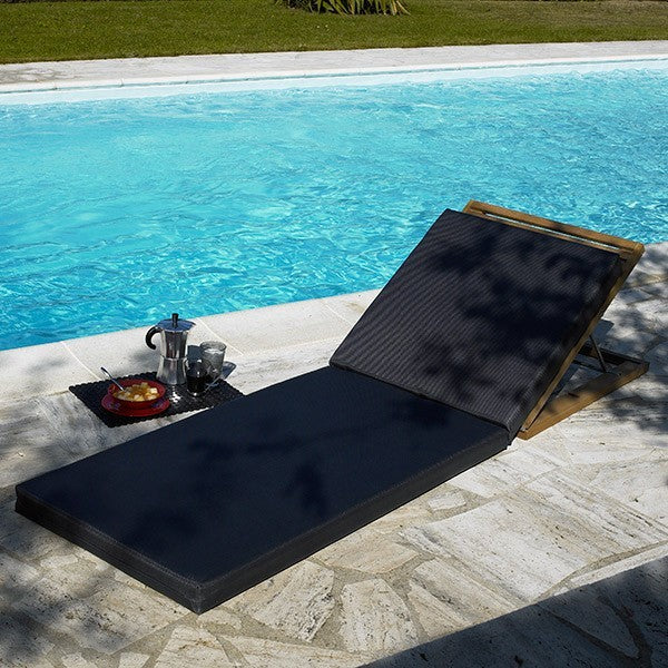 Matelas transat noir Costa