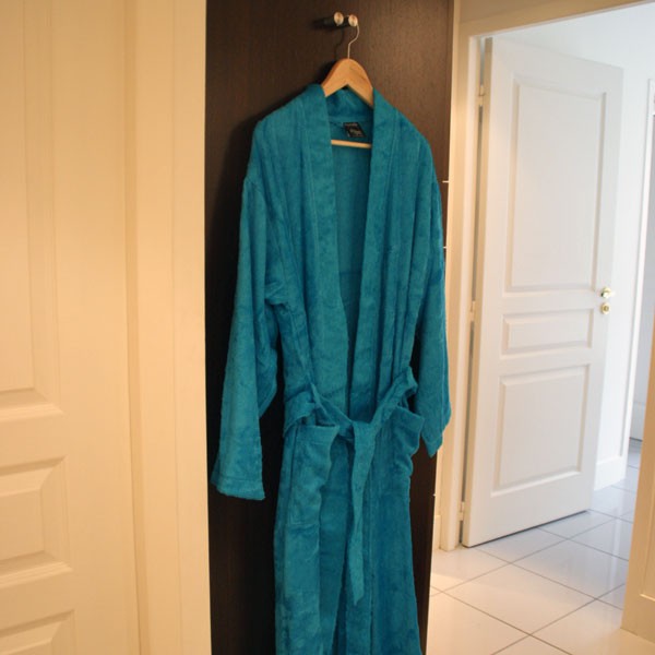 Peignoir bambou Aquamania Turquoise M