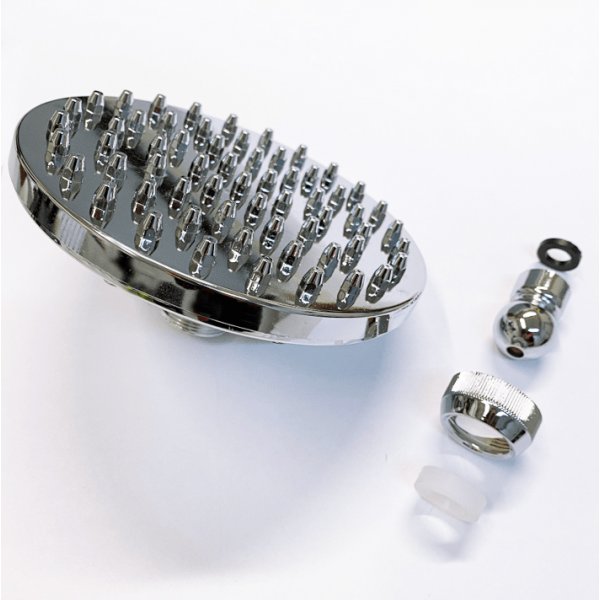 Pommeau rond pour douche solaire