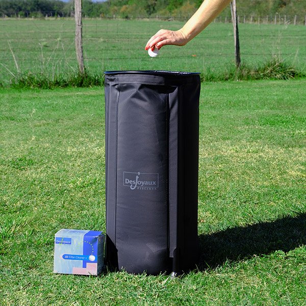 Réservoir de nettoyage filtre piscine JD Filter Clean