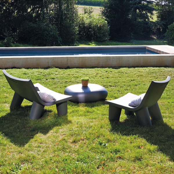 Table basse galet Com'