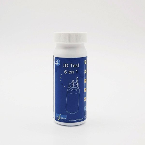 Testeur bandelette piscine JD Test 6 en 1