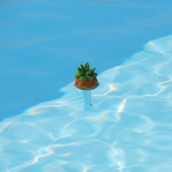 Thermometre pour piscine Ananas
