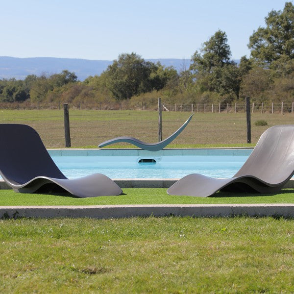 Transat de jardin Aloha anthracite