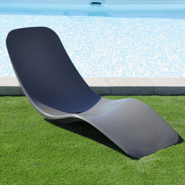 Transat de jardin Aloha anthracite