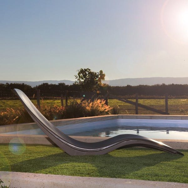 Transat de jardin Aloha anthracite