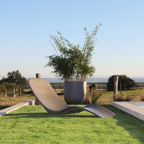 Transat de jardin Aloha anthracite