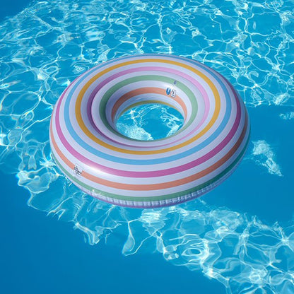 Bouée piscine rayée Riviera