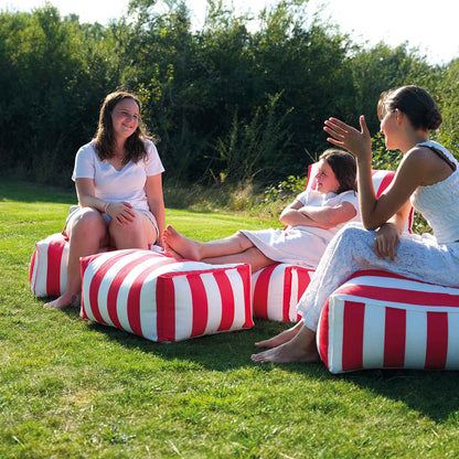 Pouf repose-pied extérieur Hello