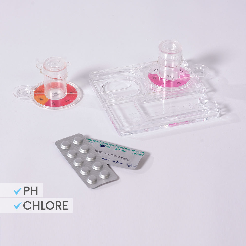 H2O Test pH and Chlorine Tester