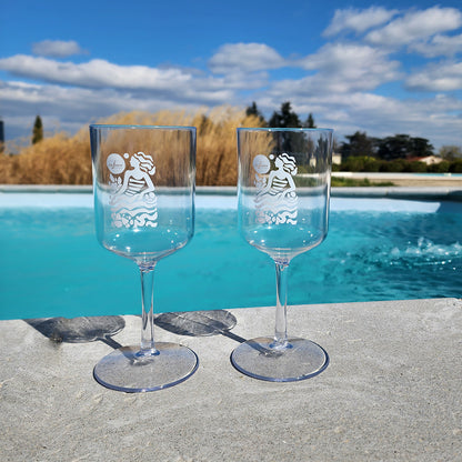 Unbreakable Pool Glass JD Verre - Set of 10